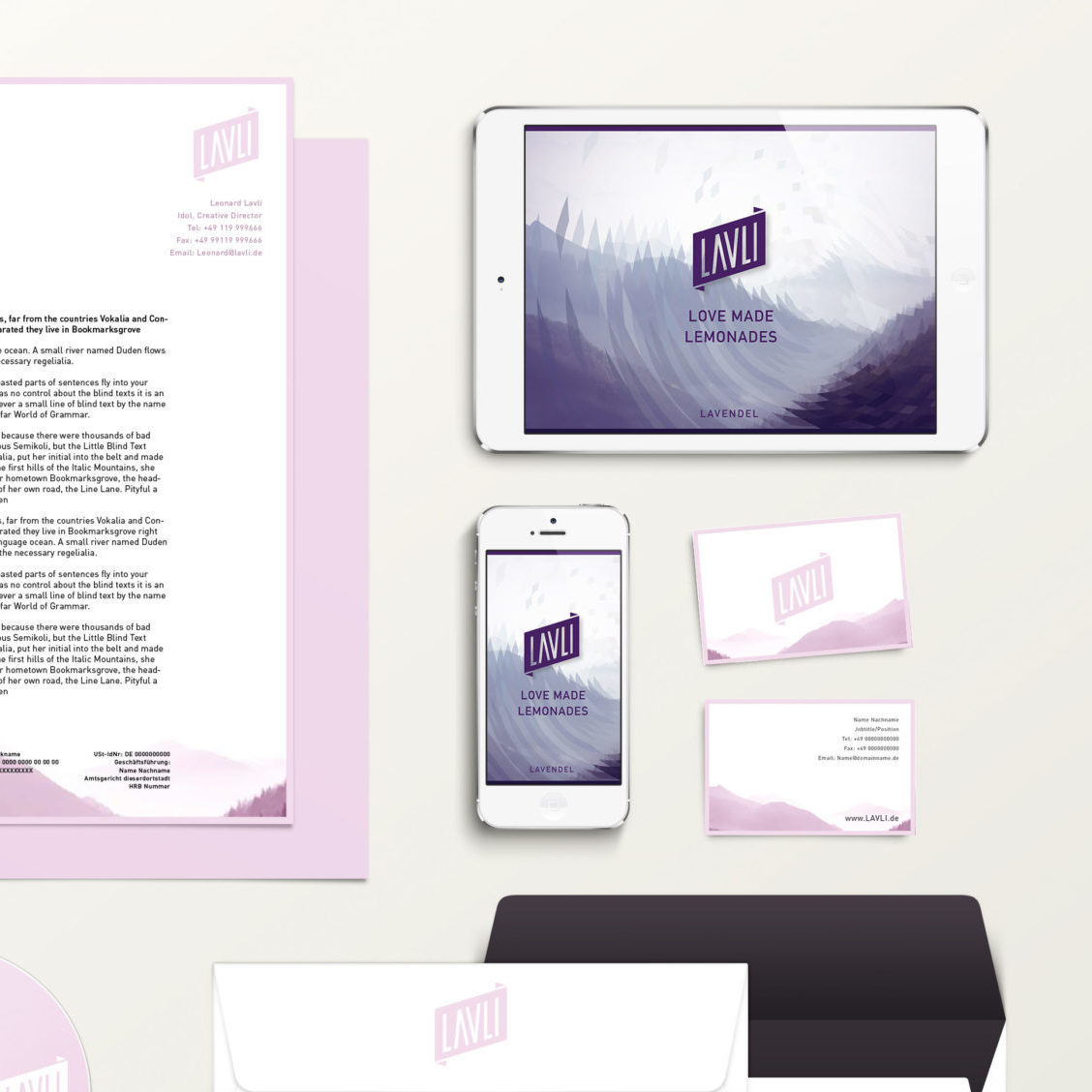 Branding Identity Mock Up Bright frontpage